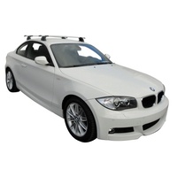 Yakima Black 2 Bar Roof Rack - BMW 1 Series E82 2dr Coupe 1/07 - 1/13 (S16Y &amp; K571)