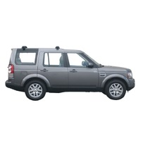 Prorack Black 2 Bar Aero Through Bar kit to suit Land Rover Discovery 4 5dr SUV (2009 - 3/2017)