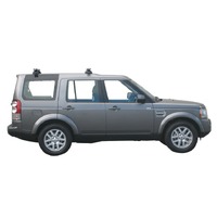 Prorack Silver 2 Bar Heavy Duty Through Bar kit to suit Land Rover Discovery 4 5dr SUV (2009 - 3/2017)