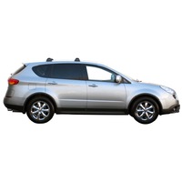 Prorack Silver 2 Bar Aero Flush Bar kit to suit Subaru Tribeca 5dr SUV (11/2006 - 11/2007)