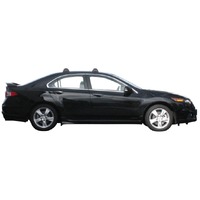 Prorack Silver 2 Bar Aero Flush Bar kit to suit Honda Accord Euro 4dr Sedan (6/2008 - 2012)