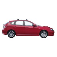 Prorack Silver 2 Bar Aero Flush Bar kit to suit Subaru Impreza 5dr Hatch (9/2007 - 2012)