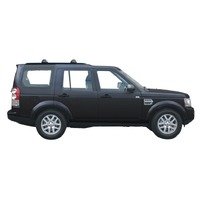Prorack Black 2 Bar Aero Flush Bar kit to suit Land Rover Discovery 4 5dr SUV (2009 - 3/2017)