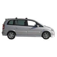 Prorack Silver 2 Bar Aero Flush Bar kit to suit Subaru Traviq 5dr MPV (1999 - 2005)