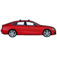 Prorack Silver 2 Bar Aero Flush Bar kit to suit Audi A5/S5/RS5 Sportback 5dr Coupe (2009 - 2016)
