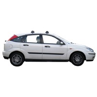 Prorack Silver 2 Bar Aero Flush Bar kit to suit Ford Focus 5dr Hatch (9/2002 - 5/2005)