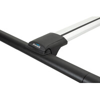 Prorack Silver 2 Bar Aero Rail Bar kit to suit Mazda 626 Capella Ca 5dr Wagon (1988 - 1995)