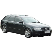 Yakima Black 2 Bar Roof Rack - Audi A4/S4/RS4 Avant 5dr Wagon 1/01 - 1/05 (S53Y)