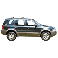 Prorack Silver 2 Bar Aero Through Bar kit to suit Ford Escape 5dr SUV (3/2001 - 2008)