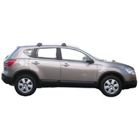 Prorack Silver 2 Bar Aero Flush Bar kit to suit Nissan Qashqai 5dr SUV (2007 - 2013)