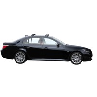 Prorack Silver 2 Bar Aero Flush Bar kit to suit BMW 5 Series E60 4dr Sedan (2003 - 2009)