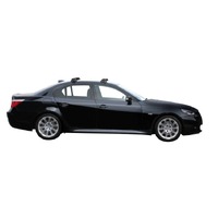 Prorack Black 2 Bar Aero Through Bar kit to suit BMW 5 Series E60 4dr Sedan (2003 - 2009)