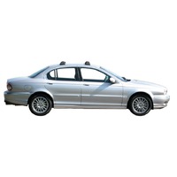 Prorack Silver 2 Bar Aero Flush Bar kit to suit Jaguar X-Type 4dr Sedan (2001 - 2009)