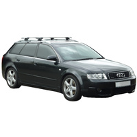 Yakima Silver 2 Bar Roof Rack - Audi A4/S4/RS4 Avant 5dr Wagon 1/01 - 1/05 (S16Y &amp; K328)