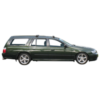 Prorack Black 2 Bar Aero Through Bar kit to suit Ford Falcon BA/BF 5dr Wagon (11/2002 - 4/2008)