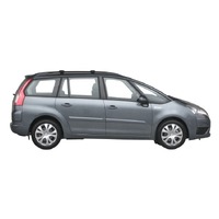 Prorack Silver 2 Bar Aero Rail Bar kit to suit Citroen C4 Grand Picasso 5dr MPV (2006 - 2014)