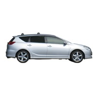 Prorack Silver 2 Bar Aero Flush Bar kit to suit Toyota Caldina 5dr Wagon (2002 - 2007)