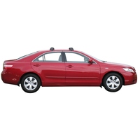 Prorack Silver 2 Bar Aero Flush Bar kit to suit Toyota Camry 4dr Sedan (8/2006 - 2/2012)