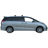 Prorack Silver 2 Bar Aero Through Bar kit to suit Toyota Estima 5dr MPV (5/2006 - Current)