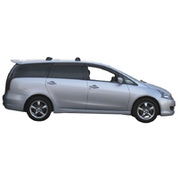 Prorack Silver 2 Bar Aero Flush Bar kit to suit Mitsubishi Grandis 5dr MPV (9/2004 - 2011)