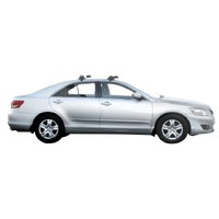 Prorack Black 2 Bar Aero Through Bar kit to suit Toyota Aurion 4dr Sedan (11/2006 - 2011)