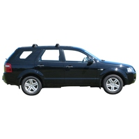Prorack Black 2 Bar Aero Through Bar kit to suit Ford Territory 5dr SUV (4/2004 - Current)