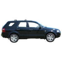 Prorack Silver 2 Bar Aero Flush Bar kit to suit Ford Territory 5dr SUV (4/2004 - Current)