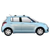 Prorack Silver 2 Bar Aero Flush Bar kit to suit Suzuki Swift 5dr Hatch (2005 - 1/2011)