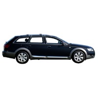 Prorack Silver 2 Bar Aero Rail Bar kit to suit Audi A6/S6/RS6 Allroad 5dr Wagon (6/2006 - 3/2012)