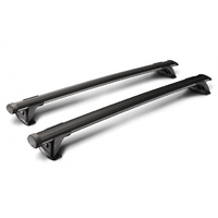 Yakima Black 2 Bar Roof Rack - BMW 3 Series E36 5dr Wagon 1/96 - 1/99 (S16Y &amp; K328)