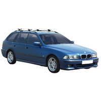 Yakima Silver 2 Bar Roof Rack - BMW 5 Series E39 Touring 5dr Wagon 1/97 - 1/03 (S15Y &amp; K328)