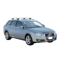 Yakima Silver 2 Bar Roof Rack - Audi A4/S4/RS4 Avant 5dr Wagon 1/05 - 1/08 (S16Y &amp; K328)