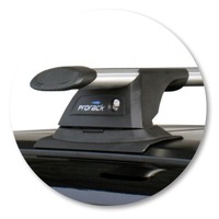 Prorack Black 2 Bar Aero Through Bar kit to suit Honda CR-V 5dr SUV (2007 - 2012)