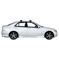 Prorack Silver 2 Bar Aero Through Bar kit to suit Toyota Altezza 4dr Sedan (1998 - 2005)