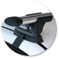 Prorack Black 2 Bar Aero Through Bar kit to suit Toyota Altezza 4dr Sedan (1998 - 2005)