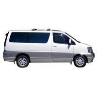 Prorack Silver 2 Bar Aero Flush Bar kit to suit Nissan Elgrande 4dr MPV (1997 - 2002)