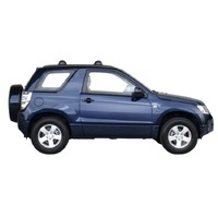 Prorack Silver 2 Bar Aero Flush Bar kit to suit Suzuki Grand Vitara 3dr SUV (11/2005 - 2013)