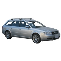 Yakima Black 2 Bar Roof Rack - Audi A6/S6/RS6 Avant 5dr Wagon 1/98 - 1/04 (S16Y &amp; K328)
