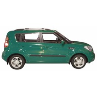 Prorack Silver 2 Bar Aero Rail Bar kit to suit Kia Soul 5dr MPV (3/2009 - 1/2014)