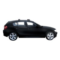 Prorack Silver 2 Bar Aero Flush Bar kit to suit BMW 1 Series E87 5dr Hatch (2004 - 2011)