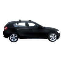 Prorack Silver 2 Bar Aero Through Bar kit to suit BMW 1 Series E87 5dr Hatch (2004 - 2011)