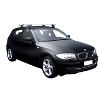Yakima Black 2 Bar Roof Rack - BMW 1 Series E87 5dr Hatch 9/04 - 1/11 (S16Y &amp; K380)