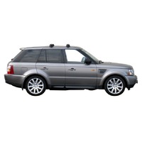 Prorack Silver 2 Bar Aero Through Bar kit to suit Land Rover Range Rover Sport 5dr SUV (2005 - 2012)