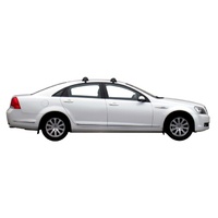 Prorack Silver 2 Bar Aero Flush Bar kit to suit Holden Statesman WM 4dr Sedan (2006 - 2020)