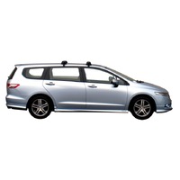 Prorack Black 2 Bar Aero Through Bar kit to suit Honda Odyssey 5dr MPV (4/2009 - 2013)