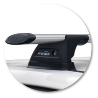 Prorack Silver 2 Bar Aero Through Bar kit to suit Suzuki Grand Vitara 3dr SUV (1999 - 2005)