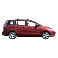 Prorack Black 2 Bar Aero Through Bar kit to suit Mazda Premacy 5dr MPV (2005 - 2010)