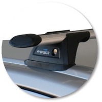 Prorack Black 2 Bar Aero Through Bar kit to suit Toyota Avensis 5dr Wagon (4/2009 - Current)