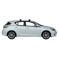 Prorack Silver 2 Bar Aero Through Bar kit to suit Lexus CT 5dr Hatch (2011 - Current)