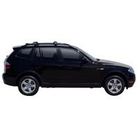 Prorack Silver 2 Bar Aero Flush Bar kit to suit BMW X3 5dr SUV (2004 - 2010)